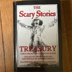 Vintage Scary Stories to Tell in the Dark Treasury Book by Alvin Schwartz